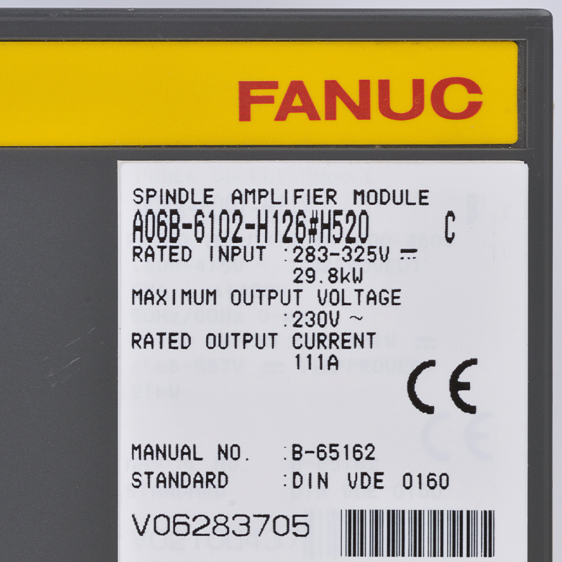 China wholesale Fanuc Motherboard - Fanuc drives A06B-6102-H126#H520 Fanuc spindle amplifier moudleA06B-6102-H126 – Weite detail pictures